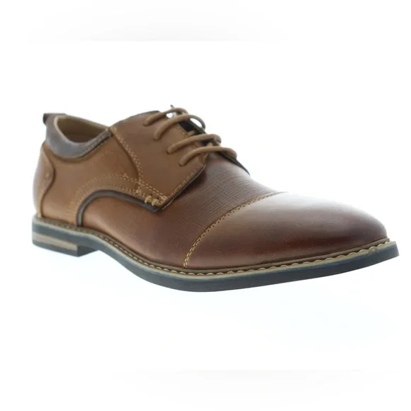 steve madden brown dress shoes Madden Lyddon Oxford | Men's | Brown/Navy | Size 9